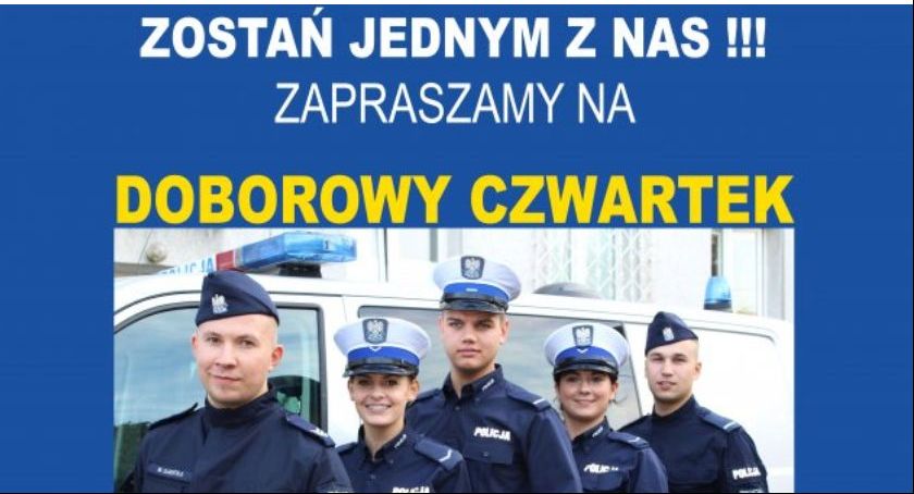 Myśleliście kiedykolwiek o służbie w policji? Doborowy czwartek w KPP Łowicz