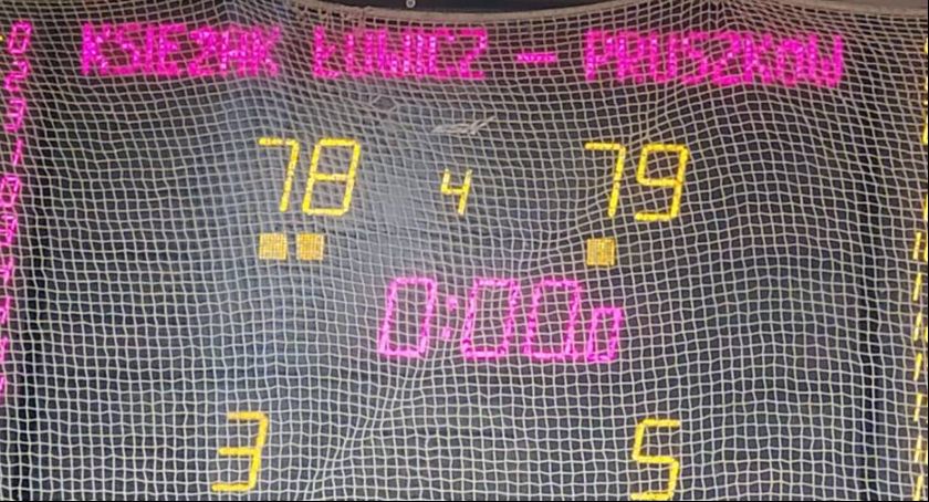 Księżak uległ zaledwie jednym punktem w meczu z Pruszkowem (FOTO)