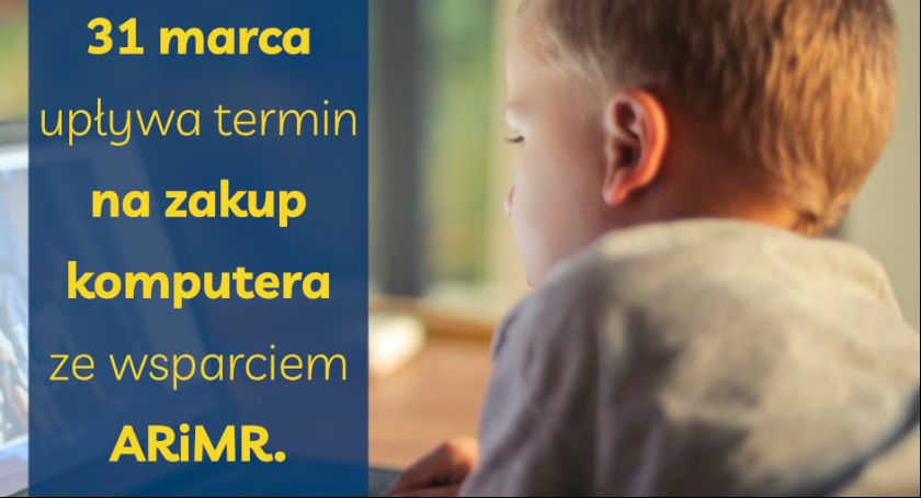 Wkrótce mija termin na zakup komputera ze wsparciem ARiMR 