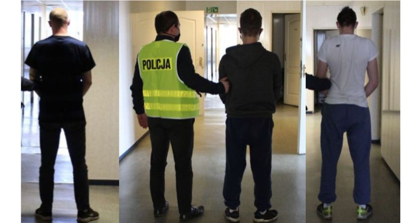 Było ich trzech. Pierwszy, pijany kierował autem! Dwóch pozostałych, po zatrzymaniu, uciekło z kradzionym ekspresem do kawy w las