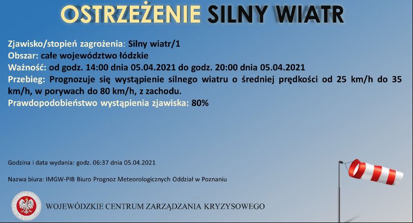 Uwaga na silny wiatr! IMGW wydało ostrzeżenia