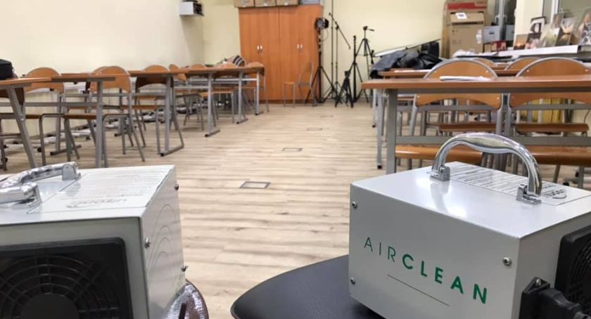 Ozonowanie budynku ZSP nr 3 w Łowiczu