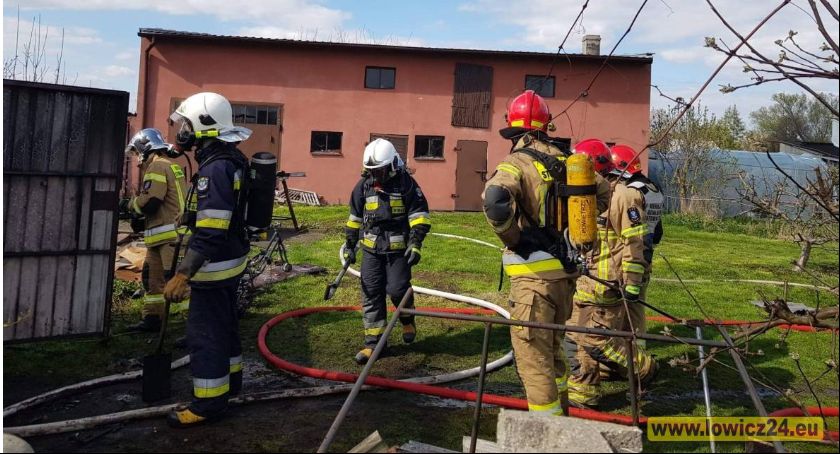  Jastrzębia - pożar budynku gospodarczego! (Foto i Video)