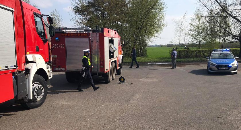 Potrącenie dziecka w Sromowie! Lądował Ratownik LPR (Foto i Video)