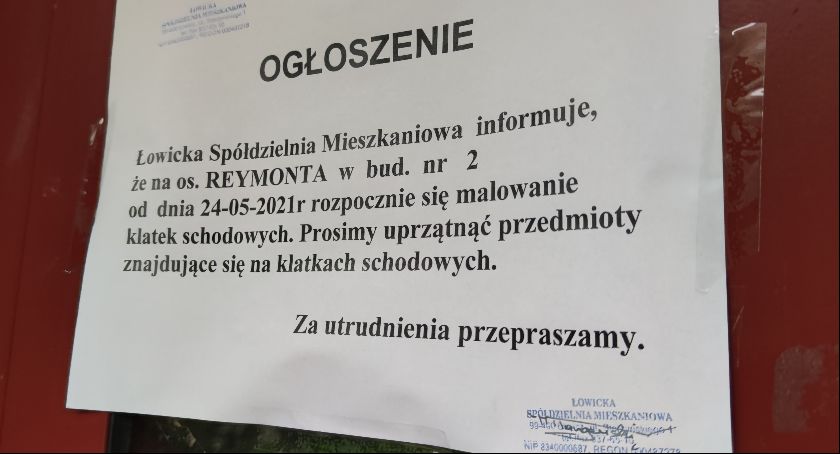 Wkrótce rozpocznie się malowanie klatek schodowych na os. Reymonta