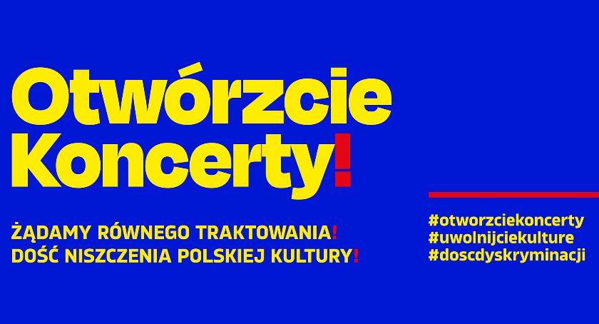 Protest branży muzycznej przeciw blokowaniu koncertów