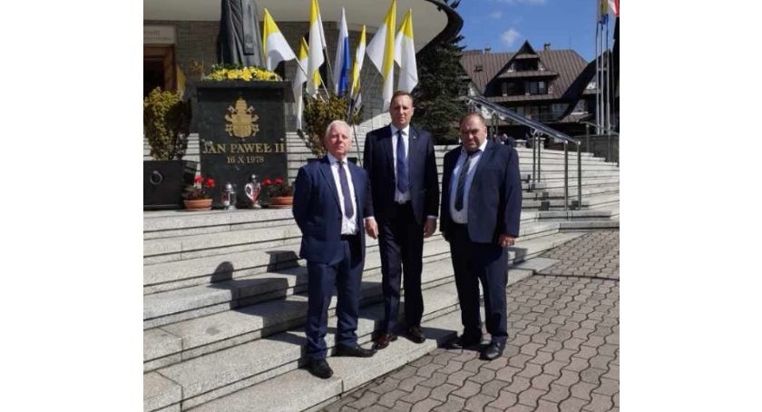 Delegacja powiatu łowickiego w Zakopanem