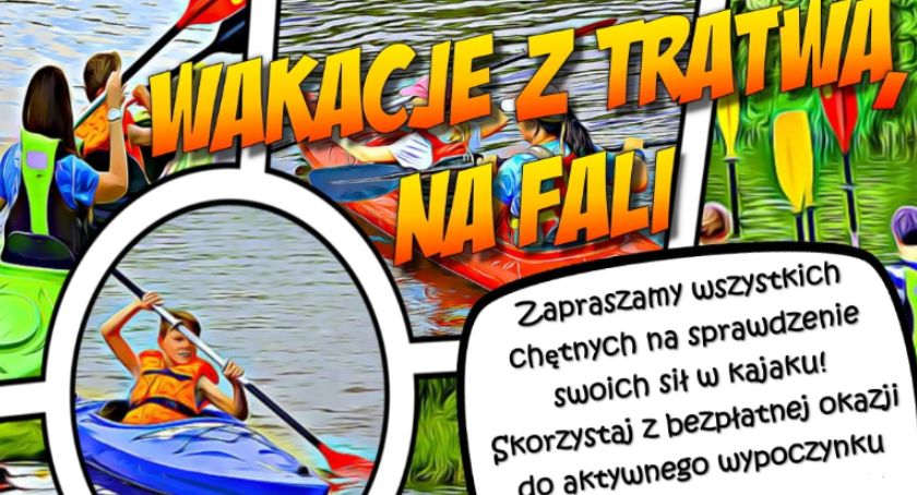 Wakacje z tratwą na fali - bezpłatne spływy kajakowe