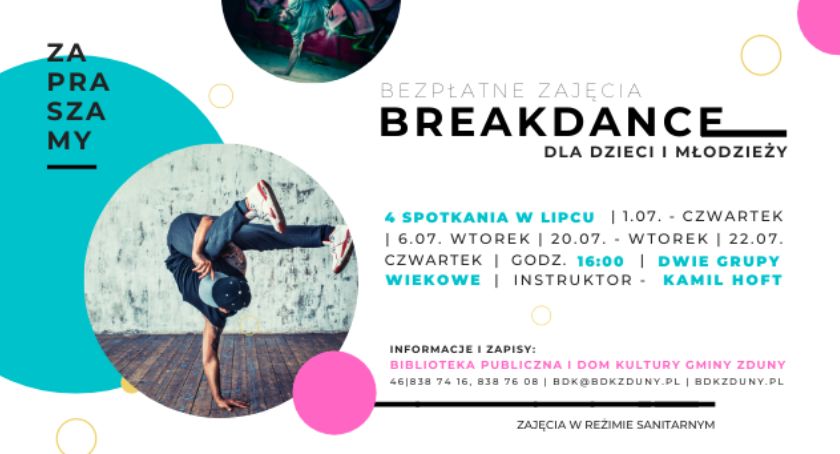 W Zdunach nauczycie się tańczyć Breakdance