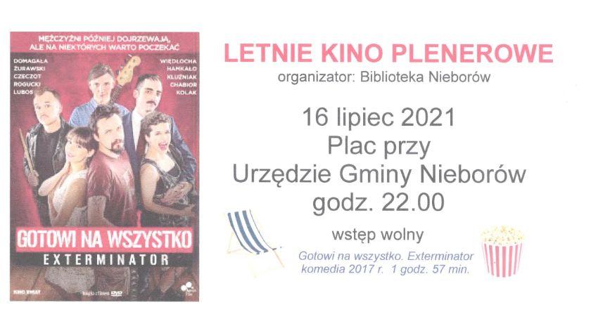 Letnie kino plenerowe w gminie Nieborów