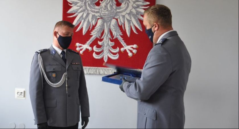 Uroczyste pożegnanie Zastępcy KPP w Łowiczu