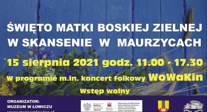 Skansen w Maurzycach. Obchody Święta Matki Boskiej Zielnej 