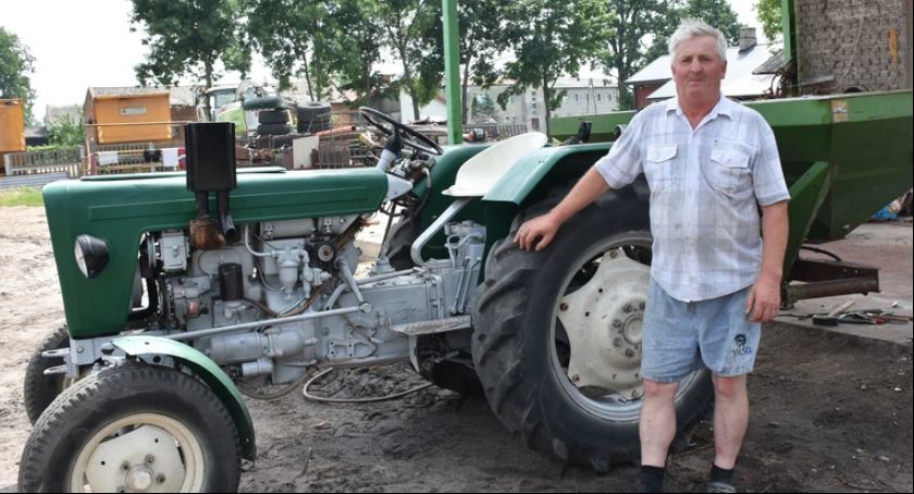 50. lat i jeszcze na chodzie! Mowa o Ursusie C-330 z gospodarstwa w Łaguszewie (gm. Kocierzew Płd)