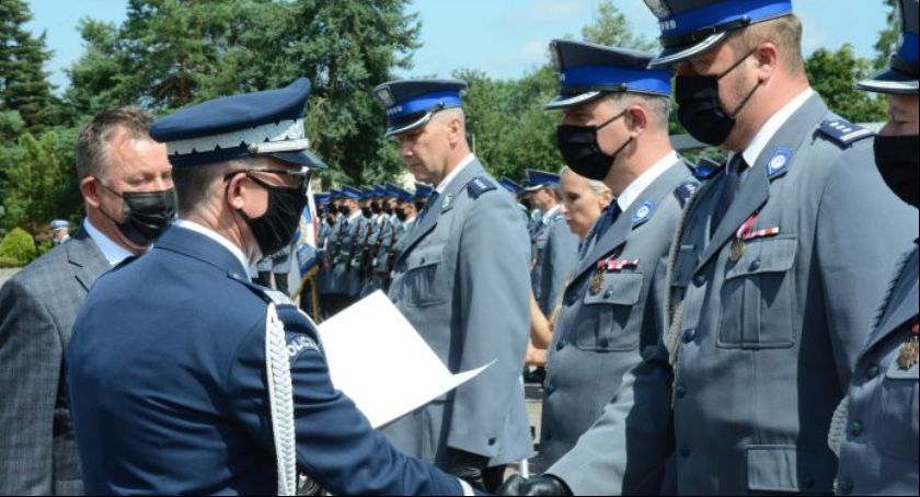 Awans Komendanta Powiatowego Policji w Łowiczu