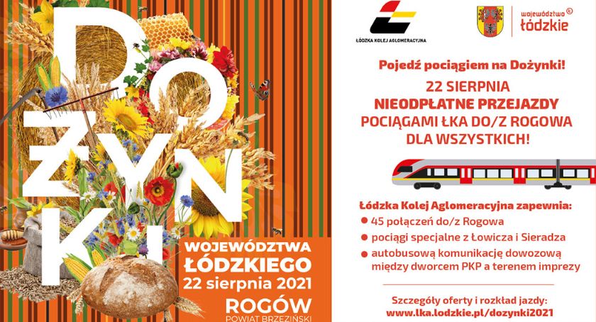 ŁKA oferuje darmowe przejazdy pociągami do Rogowa na Dożynki Wojewódzkie