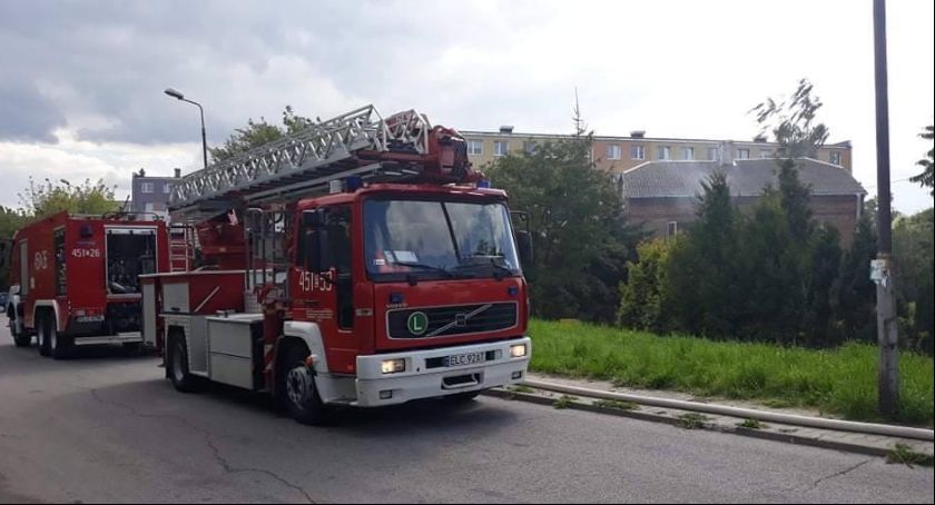 Łowicz. Pożar budynku mieszkalnego na ul. Warszawskiej (Foto i Video)