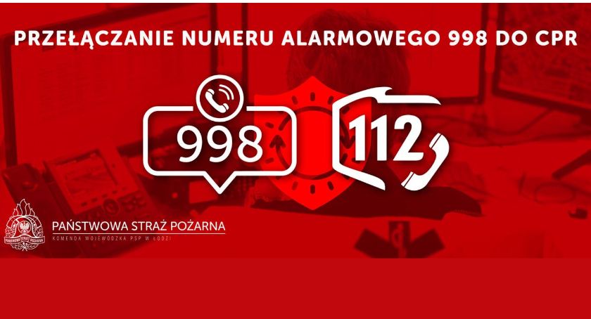 Przełączanie alarmowego numeru straży pożarnej do Centrum Powiadamiania Ratunkowego