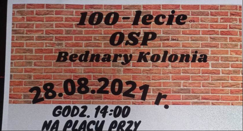 100-lecie istnienia OSP Bednary Kolonia! 