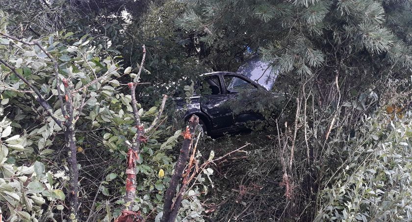 Łowicz. Pojazd przebił się przez ogrodzenie i wjechał na prywatną posesję (foto i video) AKTUALIZACJA!