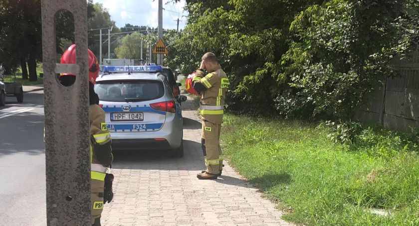 Łowicz. Potrącenie rowerzysty na ulicy Chełmońskiego (Foto, Video)