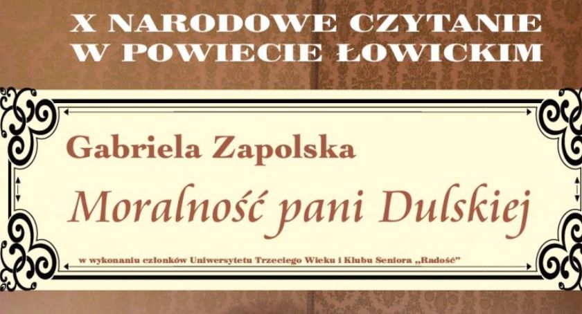 Łowicz. Program X edycji Narodowego Czytania w Powiatowej Bibliotece Publicznej