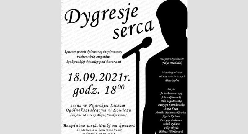 „Dygresje serca” - koncert poezji śpiewanej w Pijarskich Szkołach Królowej Pokoju