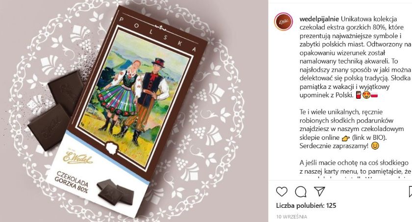 Unikatowa kolekcja Wedla. Czekolada gorzka z łowicką parą