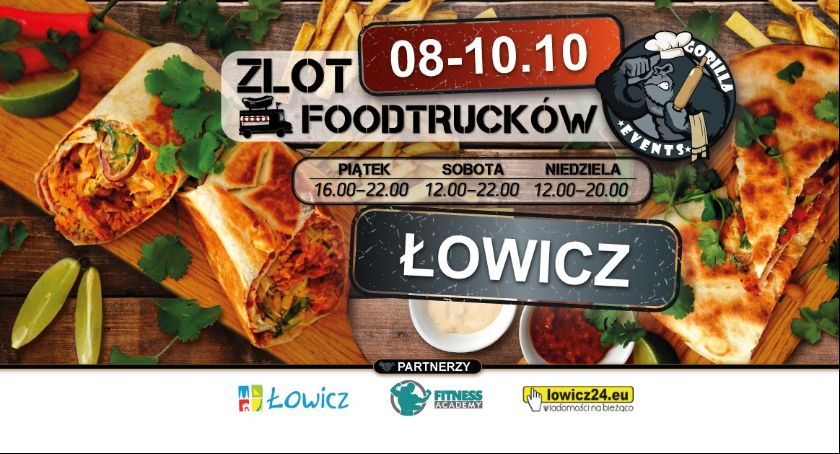 Food Trucki zapraszają do Łowicza na ostatni Zlot w tym sezonie!