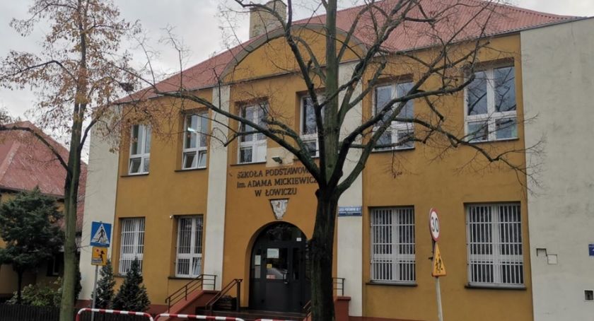 Ewakuacja w SP2 w Łowiczu