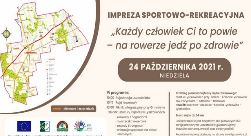 Rajd rowerowy promujący zdrowie