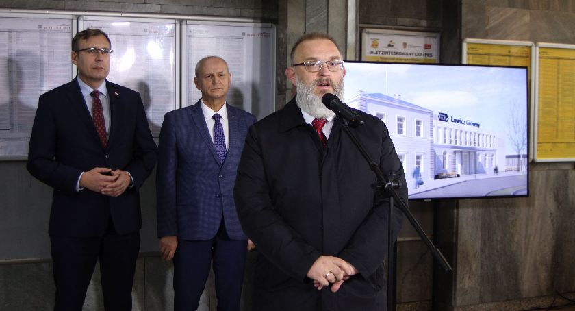 Łowicz Główny. Konferencja ws. modernizacji budynku dworca (foto, film)