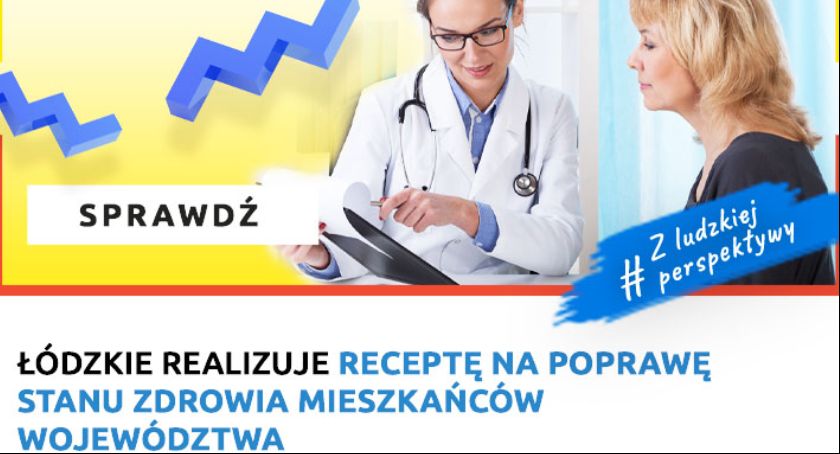 Łódzkie realizuje receptę na poprawę stanu zdrowia mieszkańców województwa 