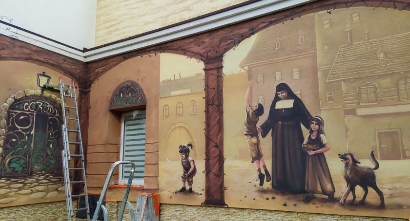 Powstał mural upamiętniający bł. Bolesławę Lament (foto)