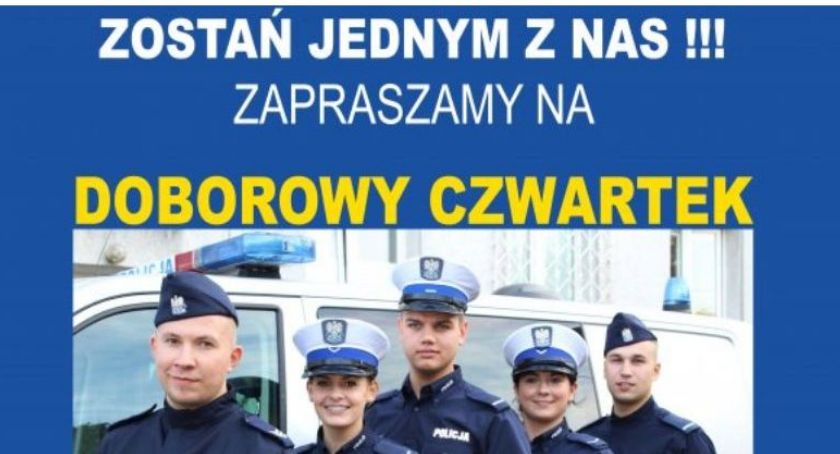 Myśleliście kiedykolwiek o służbie w policji? Doborowy czwartek w KPP Łowicz już 4 listopada