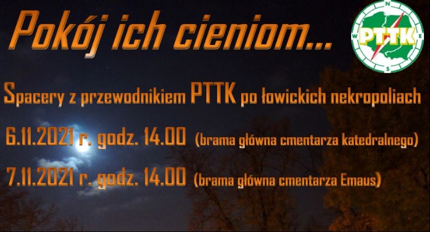 Pokój ich cieniom. Spacer z przewodnikiem PTTK po łowickich cmentarzach