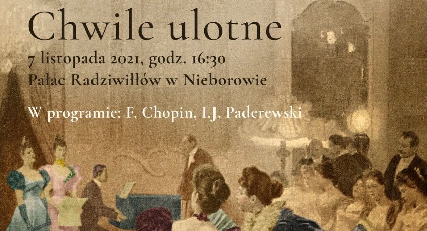 Nieborów. Kolejny koncert z cyklu Chwile ulotne przed nami