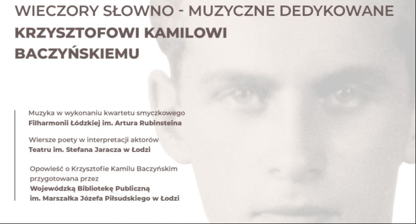 Niebo złote Ci otworzę… – spotkanie z K.K. Baczyńskim w Pijarskich Szkołach Królowej Pokoju 