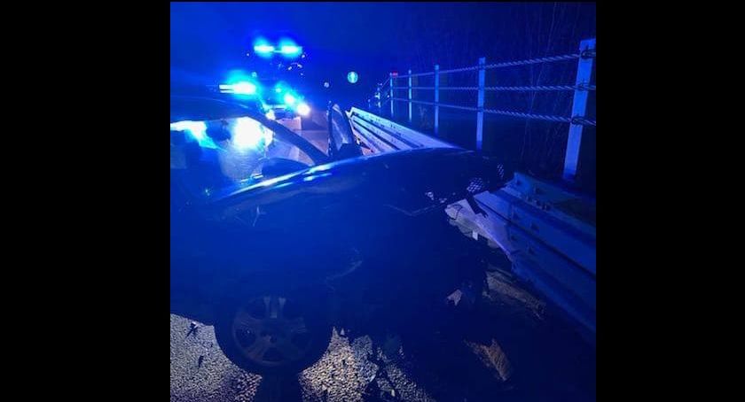Maurzyce. 25-latek doprowadził do kolizji z kombajnem, wcześniej ukradł auto