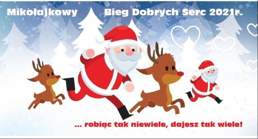 Szkoła w Mastkach zaprasza na Mikołajkowy Bieg Dobrych Serc 