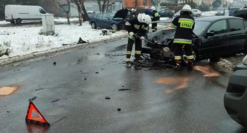 Bobrowniki. Zderzenie dwóch pojazdów
