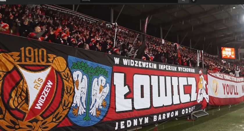 Kibice Widzewa z Łowicza mają nową flagę