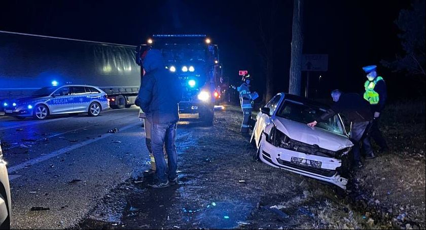 Jamno. Wypadek na skrzyżowaniu DK14 i DW704 (AKTUALIZACJA)