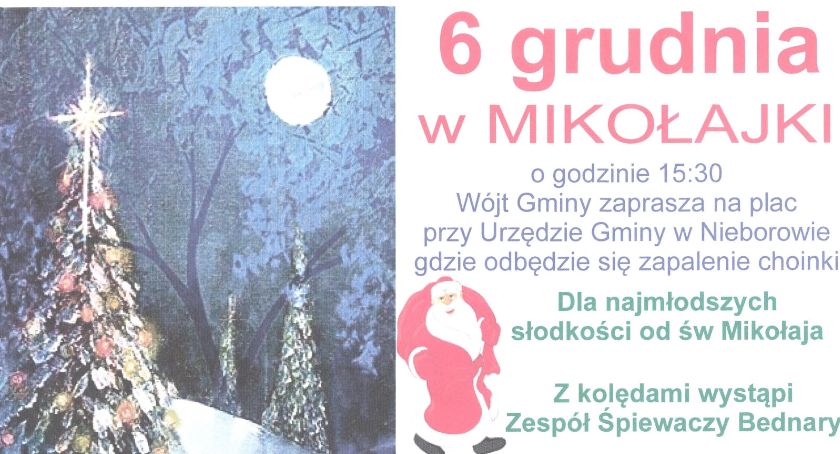Nieborów. Zaproszenie na mikołajkowe spotkanie