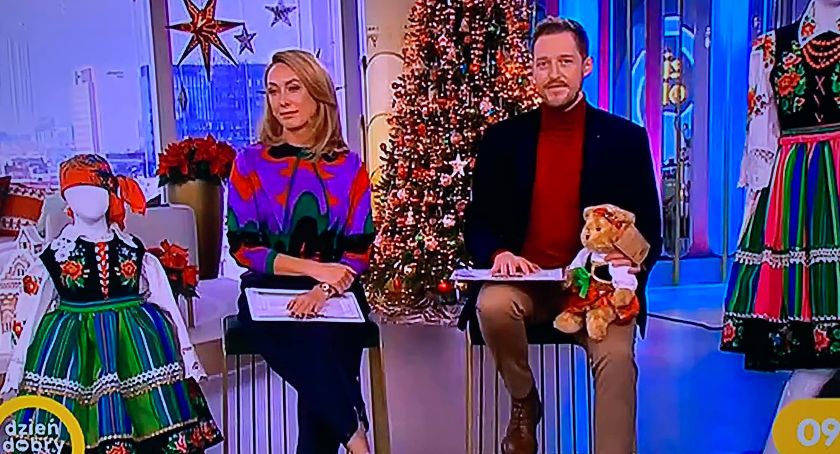 Łowickie stroje ludowe i księżackie wesele w Dzień Dobry TVN