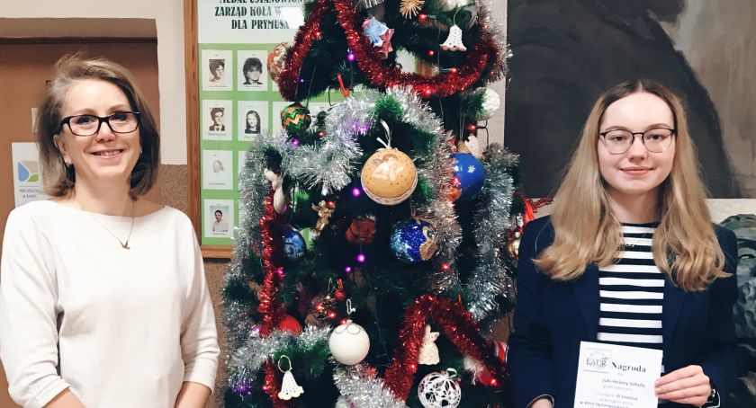 Kolejny literacki sukces Julii Sałudy z I LO w Łowiczu