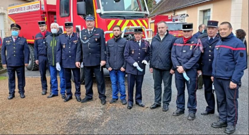 Z wizytą u strażaków  z Montoire we Francji