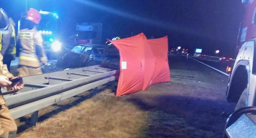 Śmiertelny wypadek na autostradzie A2