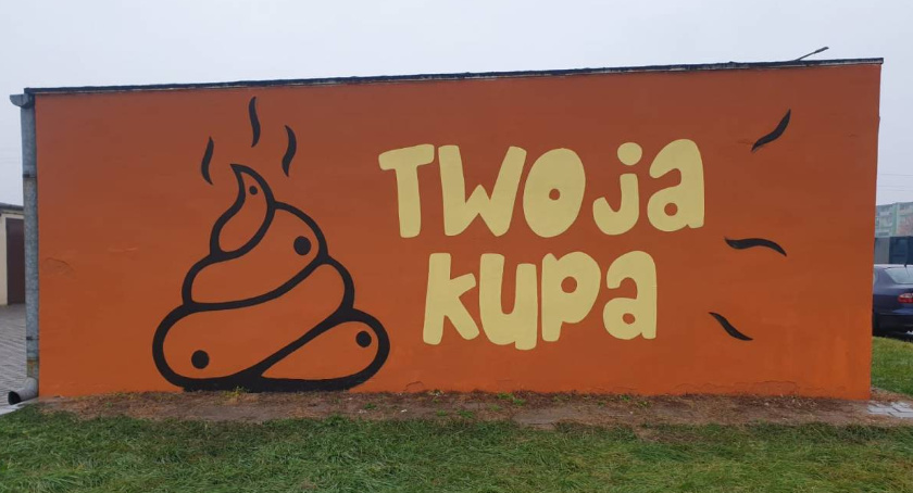 Temat muralu z psią kupą wraca jak bumerang! Kto ma rację?