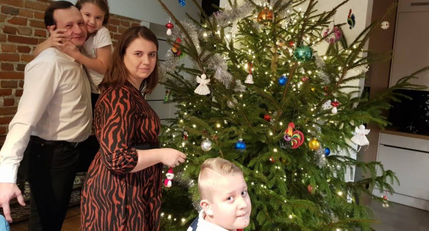 Rodzina łowickich Piętaszków o Świętach Bożego Narodzenia