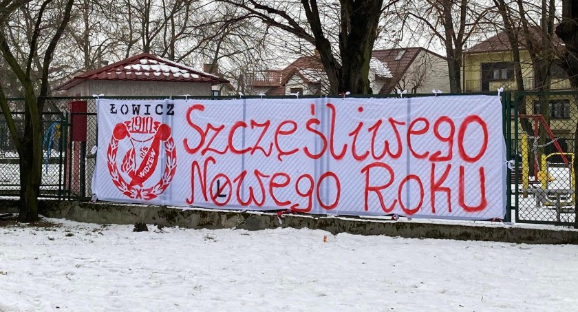 Łowicz. Noworoczne życzenia od widzewiaków
